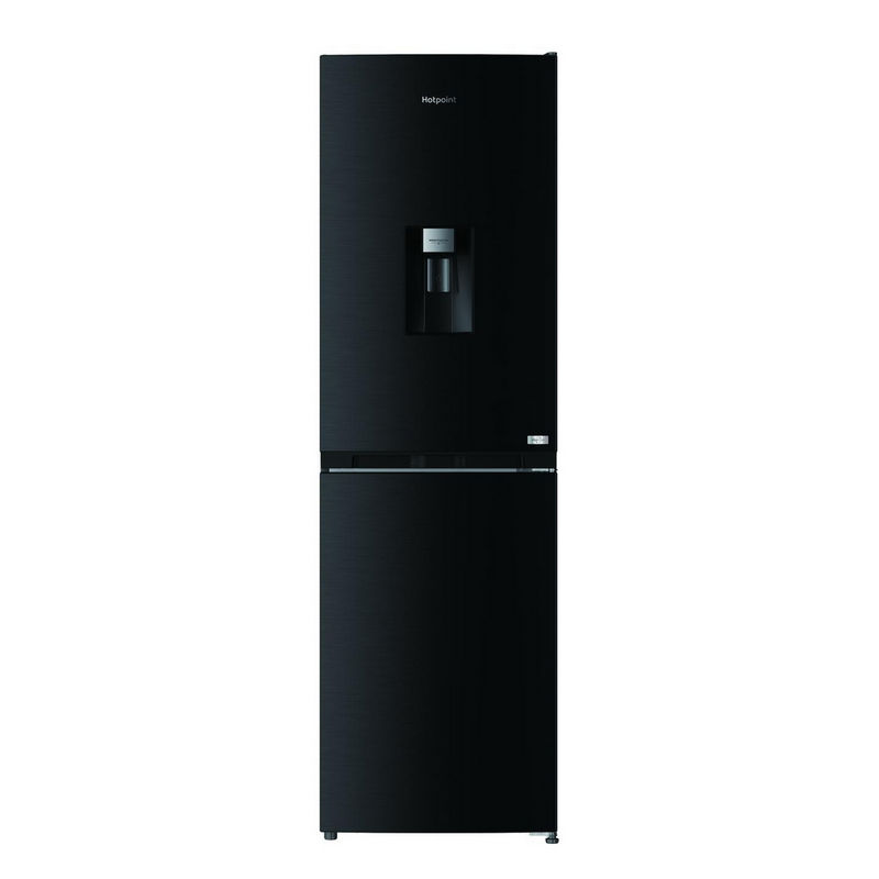 HPKF3241WXR4UK 54.5cm 50/50 Fridge Freezer - Black Steel